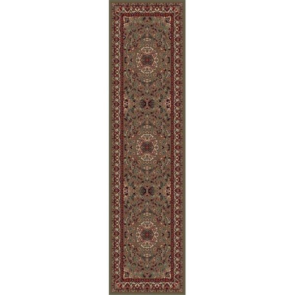 Concord Global 10 ft. 11 in. x 15 ft. Persian Classics Isfahan - Green 2035T